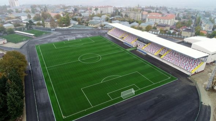 Şamaxı şəhər stadionunun açılışı olub -
