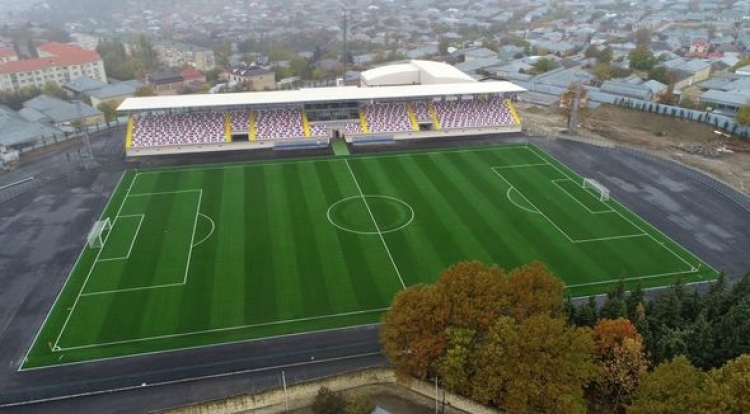 Şamaxı şəhər stadionunun açılışı olub -