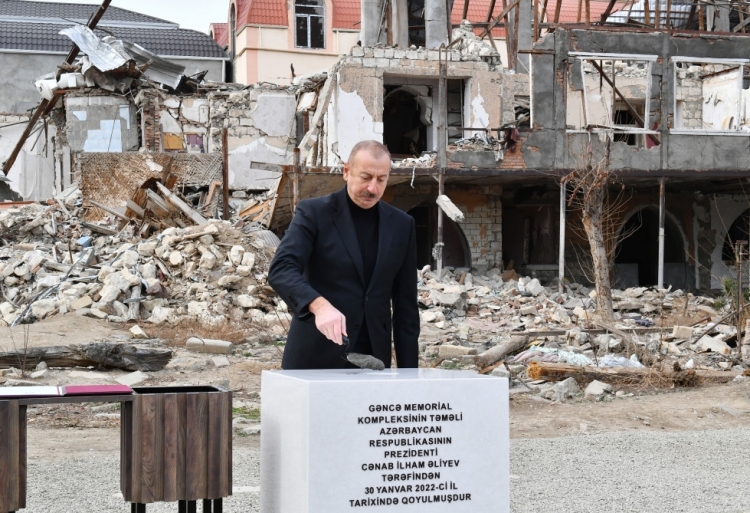 Prezident İlham Əliyev Gəncəyə səfər edib