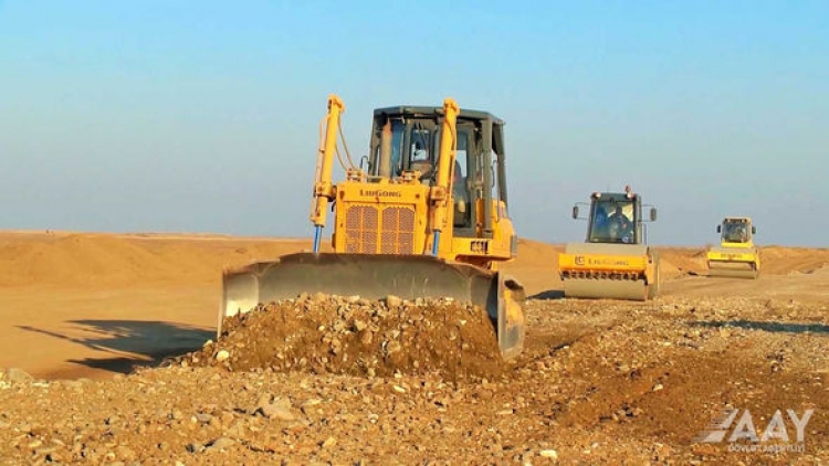 Ağdam-Füzuli avtomobil yolunun tikintisinə başlanılıb -