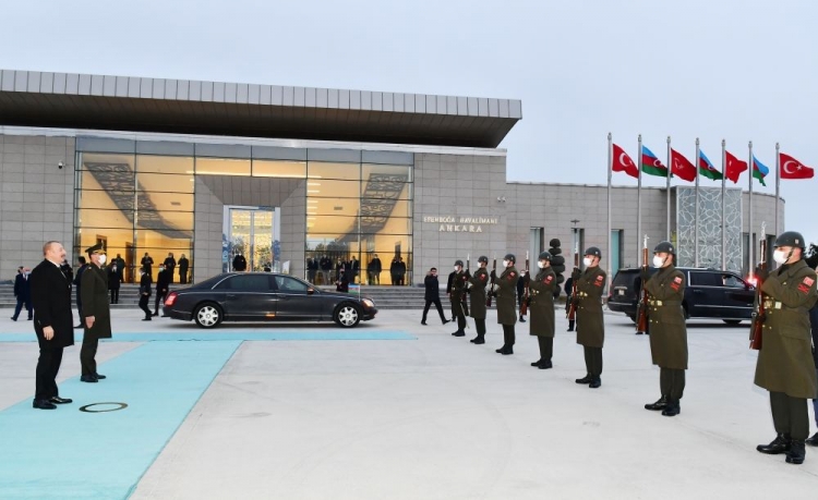 Prezidentin Türkiyəyə işgüzar səfəri başa çatıb