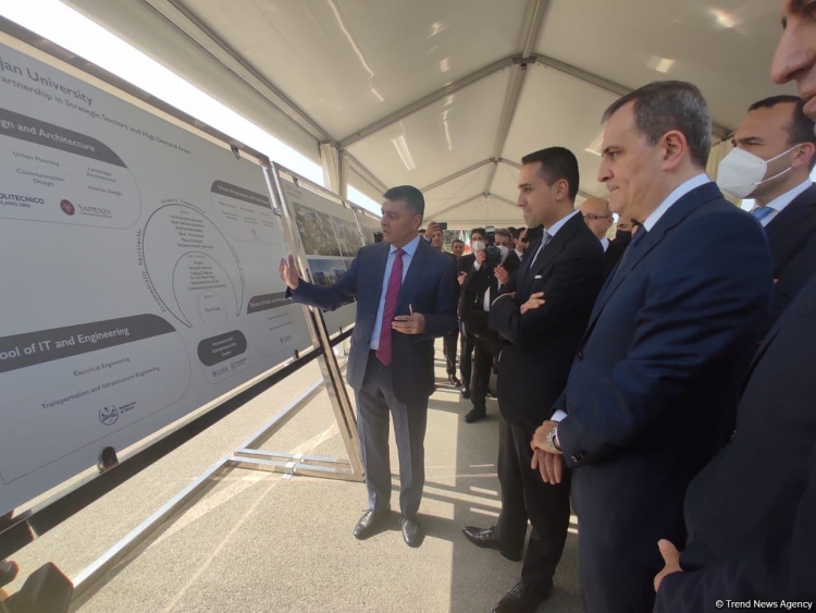 İtaliya-Azərbaycan Universitetinin təməlqoyma mərasimi keçirilib -