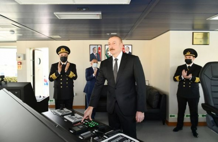 “Zərifə Əliyeva” gəmi-bərəsi istismara verildi