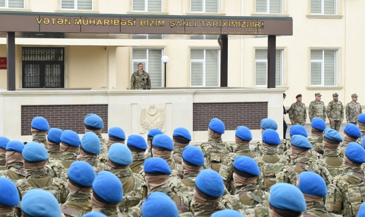 Prezident XTQ-nin hərbi hissəsində olub -