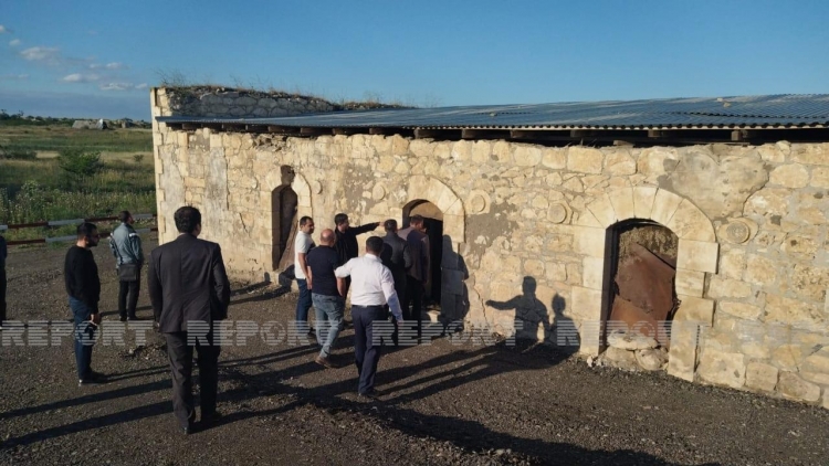 Gürcüstan müsəlmanları ermənilərin Füzulidəki vandallıqları ilə tanış olublar