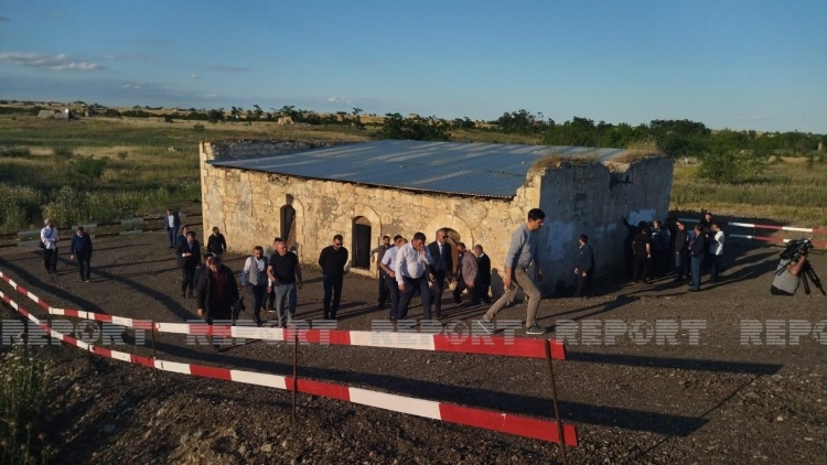 Gürcüstan müsəlmanları ermənilərin Füzulidəki vandallıqları ilə tanış olublar