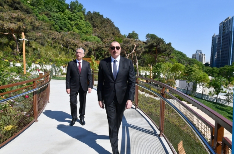 Bakıda “Çəmbərəkənd” parkı salınıb