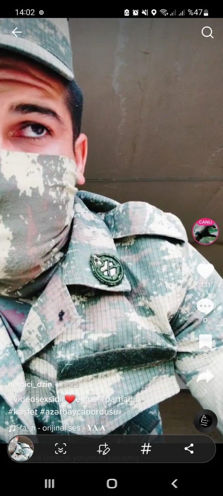 Sosial şəbəkələrdən istifadə edən hərbçilər ordudan uzaqlaşdırılıb -