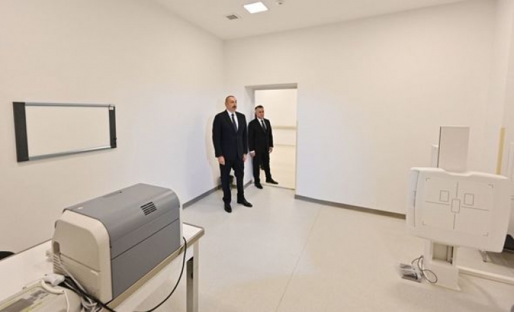 Prezident Bakıda sanatoriyanın açılışında iştirak edib