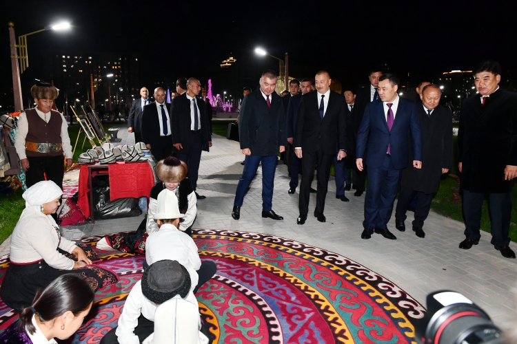Bişkekdə Qırğızıstan-Azərbaycan Dostluq Parkı açılıb -