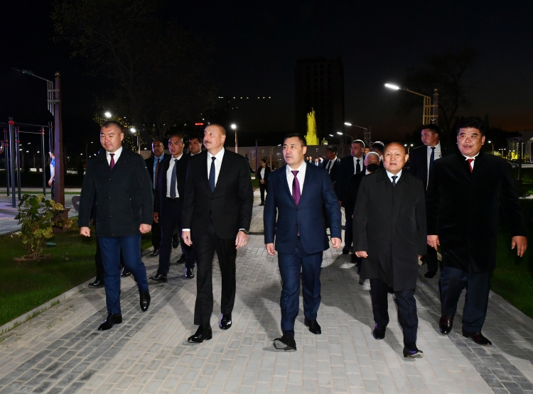 Bişkekdə Qırğızıstan-Azərbaycan Dostluq Parkı açılıb -