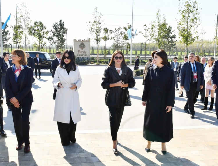 Mehriban Əliyeva “Əbədi şəhər”də -