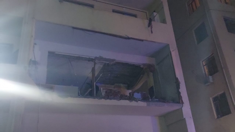 Xırdalanda yaşayış binasında partlayış olub, xəsarət alanlar var -