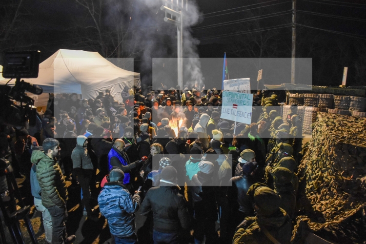 Eko-fəallar Laçın yolunda aksiyanı davam etdirir -