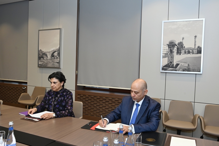 Ceyhun Bayramov Meksikanın Azərbaycandakı yeni səfiri ilə görüşüb -