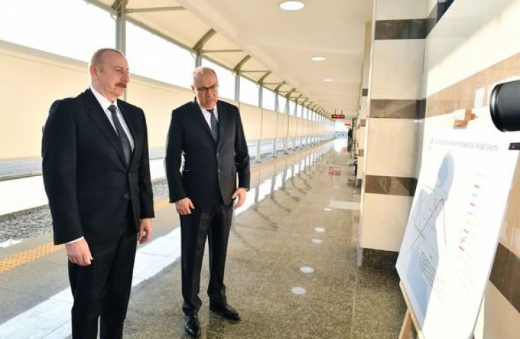 Metronun “Xocəsən” stansiyası istifadəyə verilib
