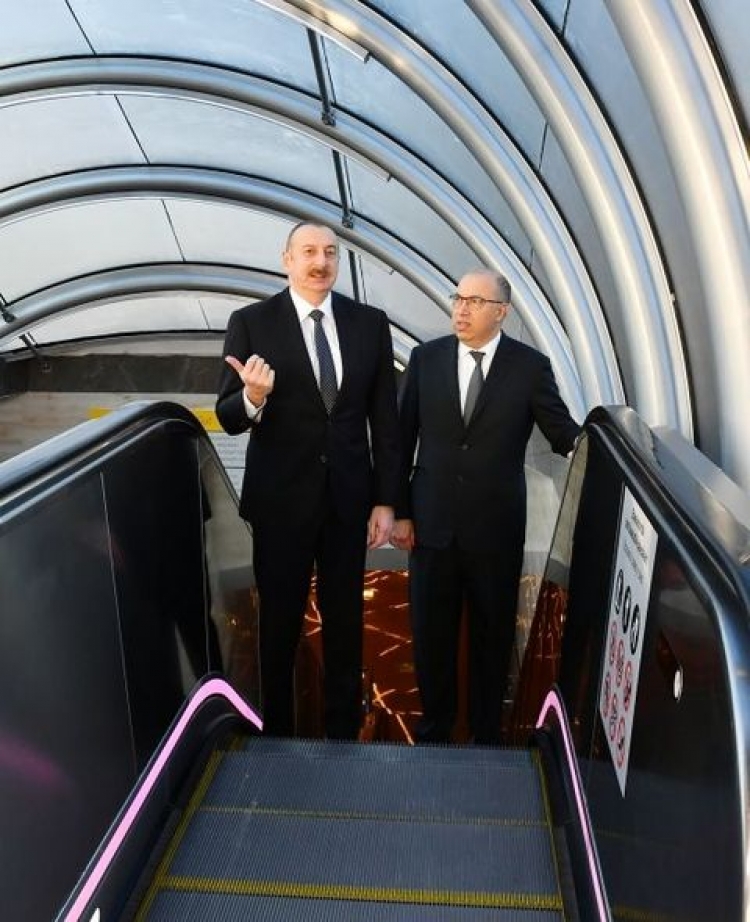 Metronun “Xocəsən” stansiyası istifadəyə verilib
