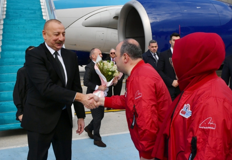 Prezident İlham Əliyev Türkiyədə işgüzar səfərdədir -