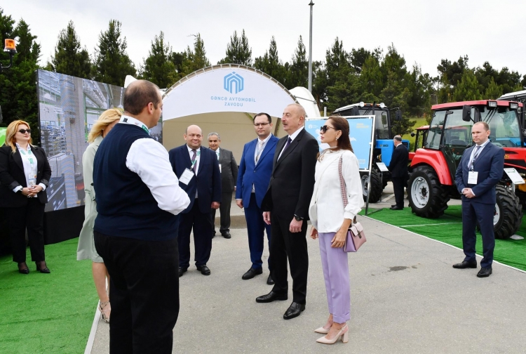 İlham Əliyev və Mehriban Əliyeva XVI “Caspian Agro” və XXVIII “İnterFood Azerbaijan” sərgiləri ilə tanış olublar -