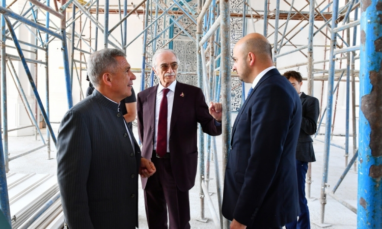 Rüstəm Minnixanov Zəngilan şəhərində görülən işlərlə tanış olub -