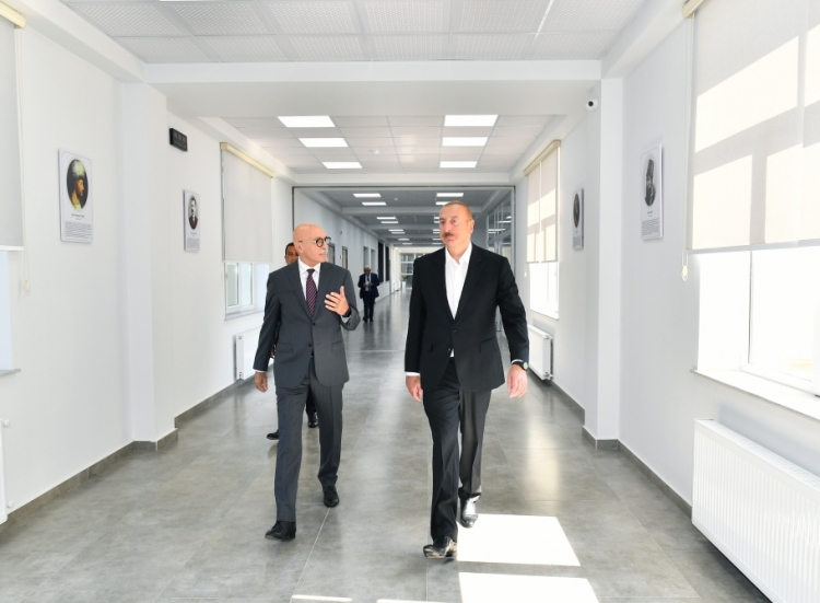 İlham Əliyev Şəmkirə səfər edib