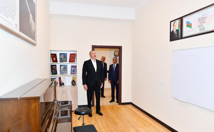 Samuxda Sərkar kənd uşaq musiqi məktəbinin yeni binası istifadəyə verilib -