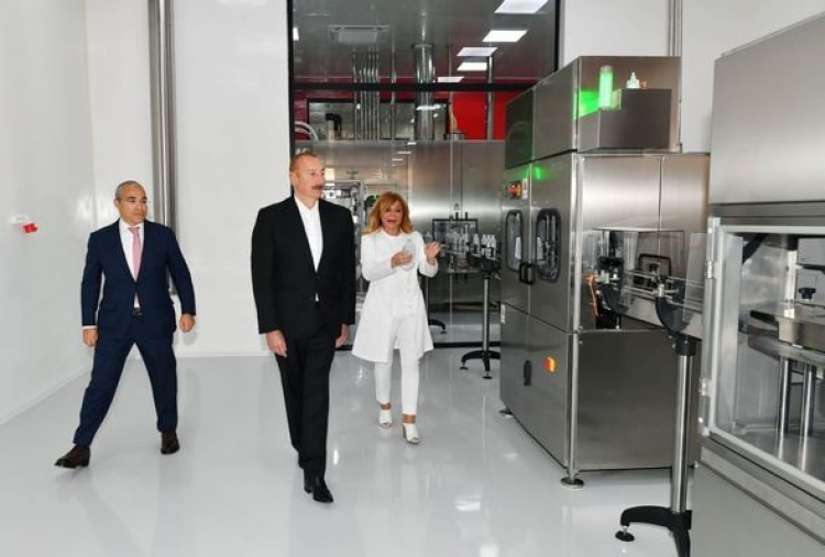 Bakıda dərman istehsalı zavodunun açılışı olub