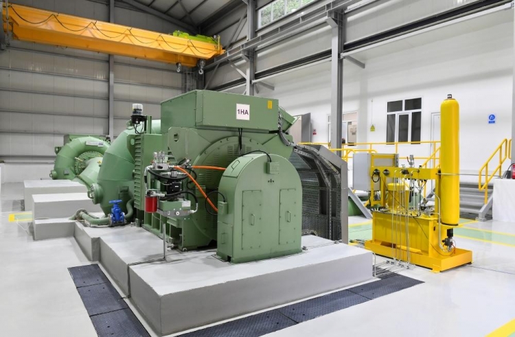 Kəlbəcərdə “Soyuqbulaq” Kiçik Su Elektrik Stansiyasının açılışı olub -