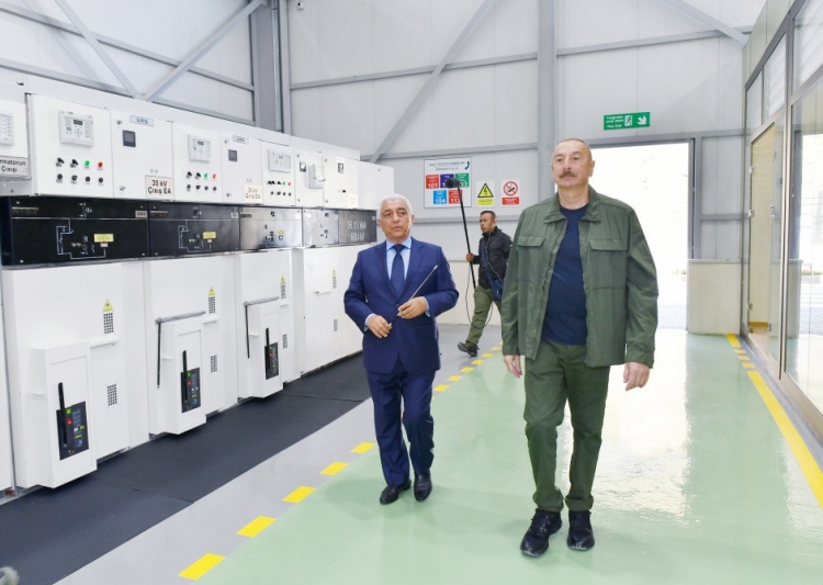 Prezident Kəlbəcərdə “Çıraq-1” və “Çıraq-2” KSES-in açılışında iştirak edib -