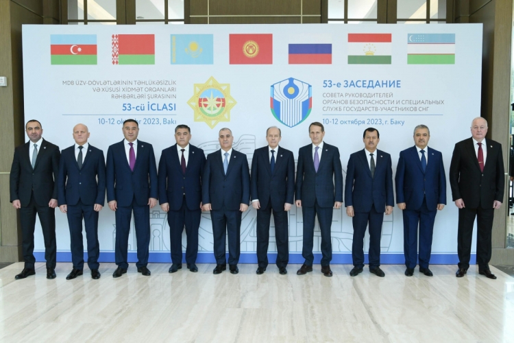 MDB ölkələrinin təhlükəsizlik və xüsusi xidmət orqanları rəhbərlərinin iclası keçirilib
