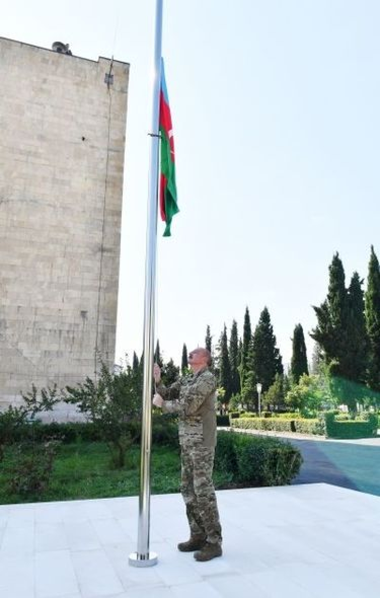 İlham Əliyev Ağdərədə -