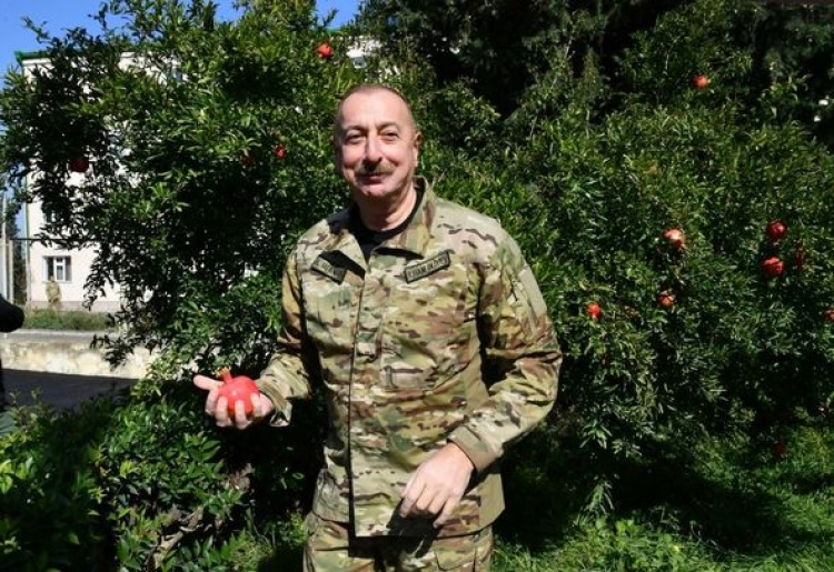 İlham Əliyev Ağdərədə -