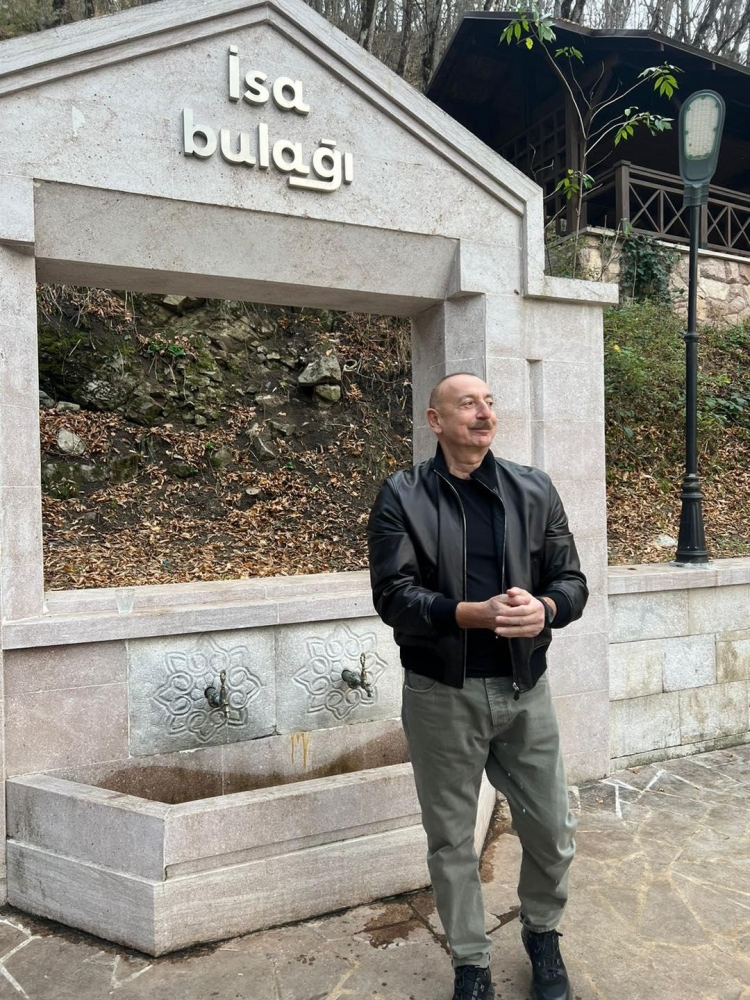 Mehriban Əliyeva Şuşadan fotolar paylaşıb -