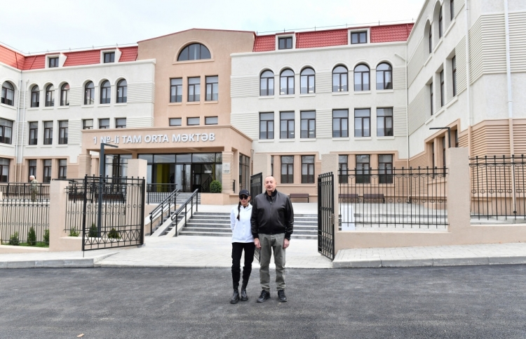Şuşa şəhəri 1 nömrəli tam orta məktəbin açılışı olub -