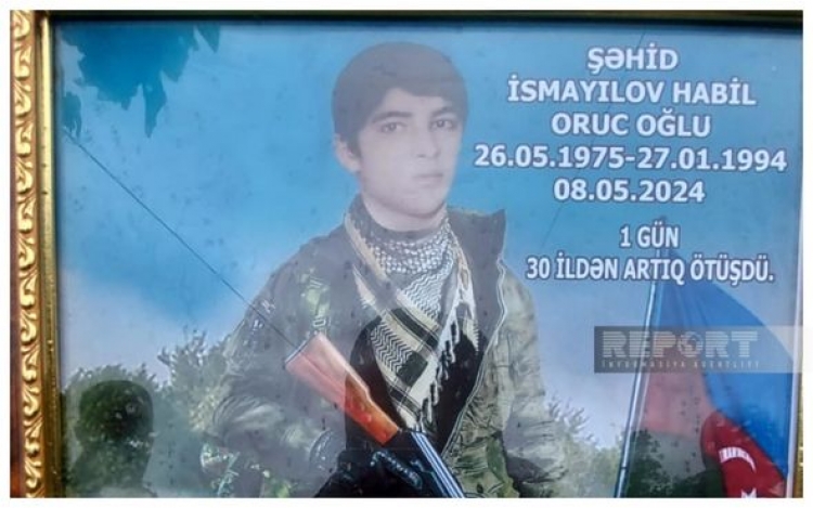 Birinci Qarabağ müharibəsinin şəhidi dəfn olunub