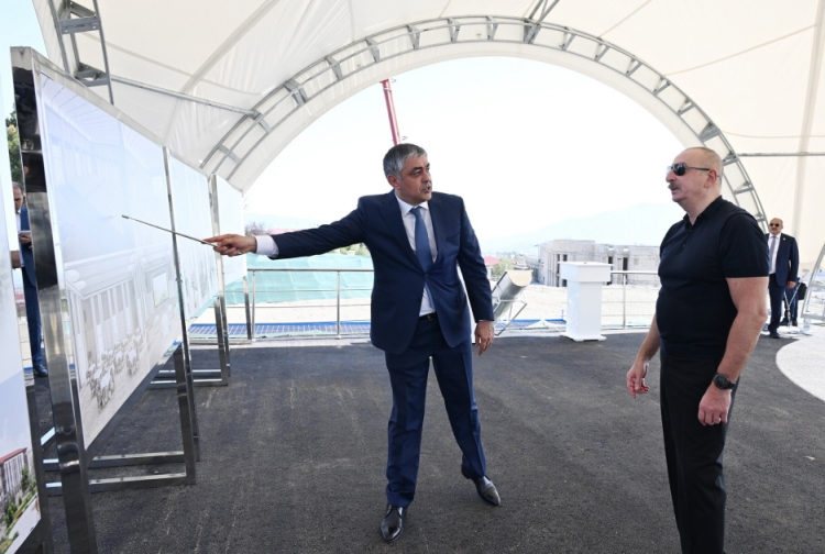 Prezident Qarabağa gedib