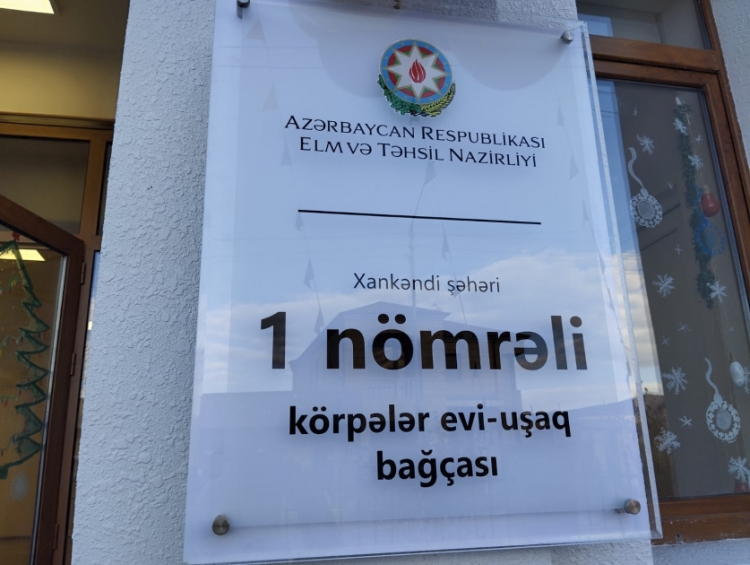 Xankəndi və Xocalıda yeni uşaq bağçaları fəaliyyətə başlayıb -