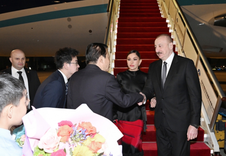 Prezident İlham Əliyev Çinə dövlət səfəri edib -