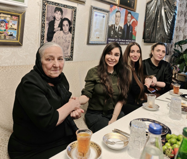 Leyla Əliyeva və Arzu Əliyeva Polad Həşimovun evində olublar -