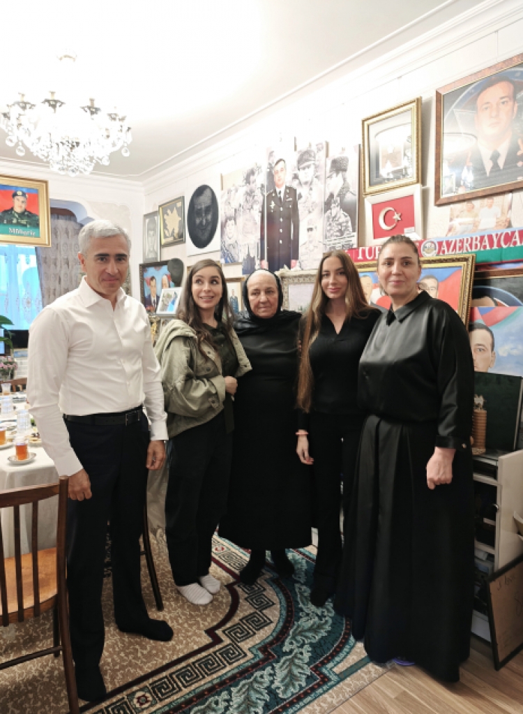 Leyla Əliyeva və Arzu Əliyeva Polad Həşimovun evində olublar -