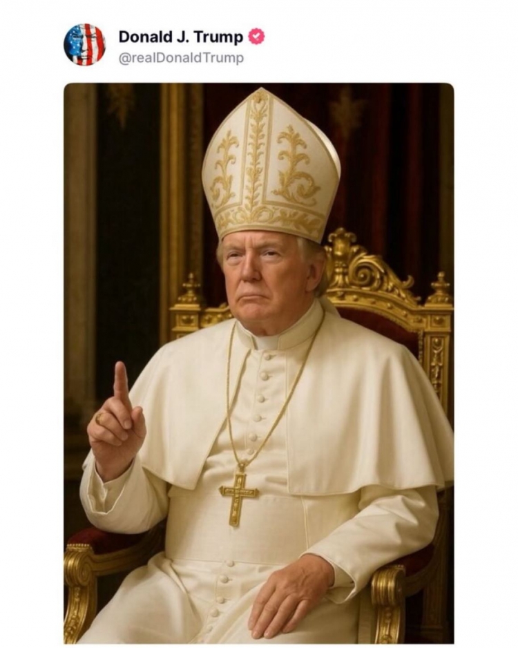 Tramp özünü Papa kimi təsvir edib -