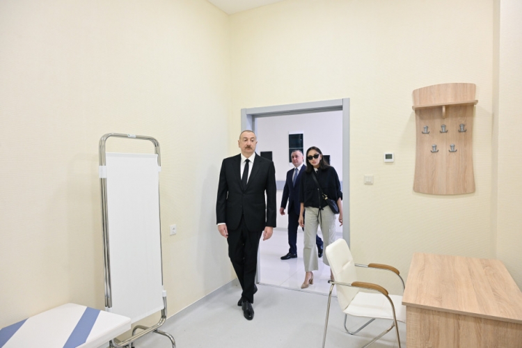 Prezident və Mehriban Əliyeva Şuşa Müalicə-Sağlamlıq Mərkəzinin açılışında iştirak ediblər -
