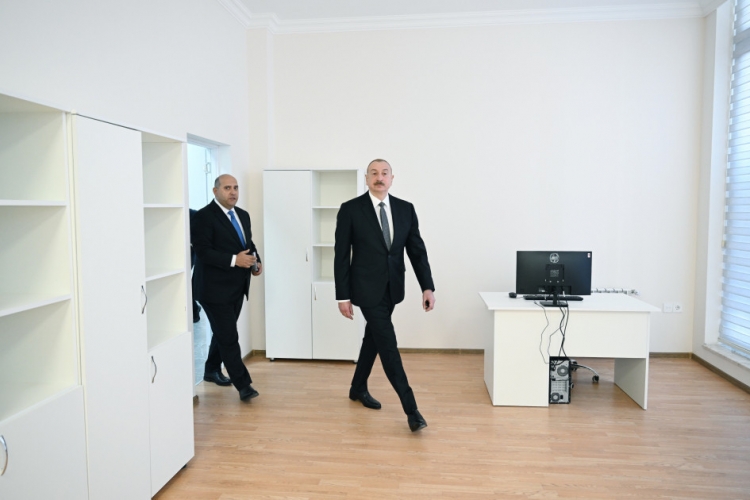 Prezident Ağdamın Kəngərli kəndinin birinci mərhələsinin açılışında iştirak edib -
