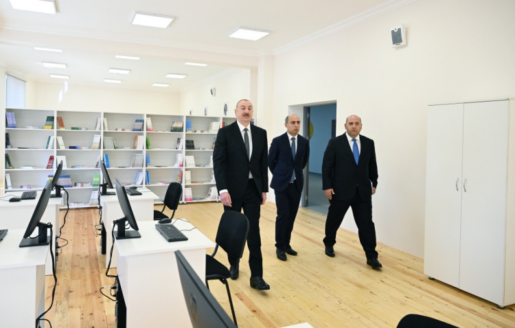 Prezident Ağdamın Kəngərli kəndinin birinci mərhələsinin açılışında iştirak edib -