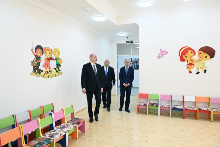 Prezident Ağdamın Kəngərli kəndinin birinci mərhələsinin açılışında iştirak edib -