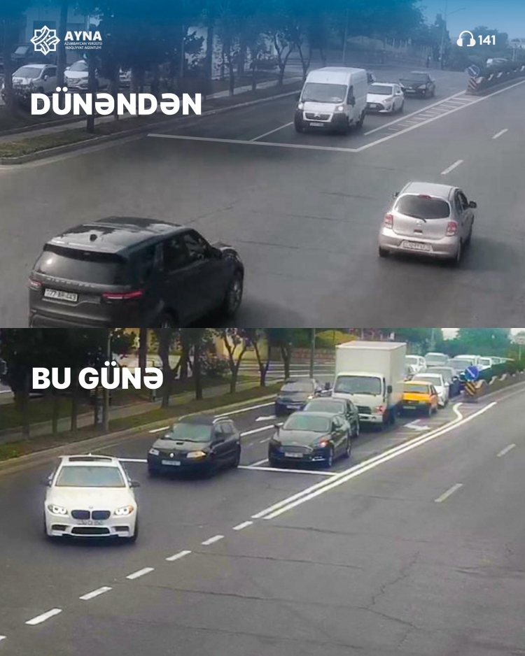 Bakıda yeni hərəkət zolağı yaradılıb