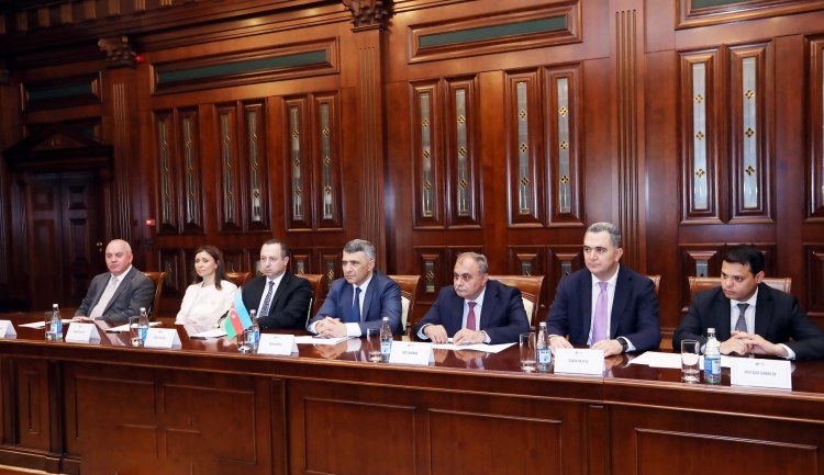 Gürcüstan Ali Məhkəməsinin sədrinin başçılıq etdiyi nümayəndə heyəti ilə görüş keçirilib -