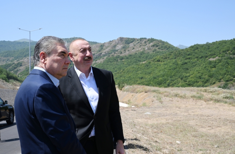 Əliyev və Berdiməhəmmədov Daşaltıda -