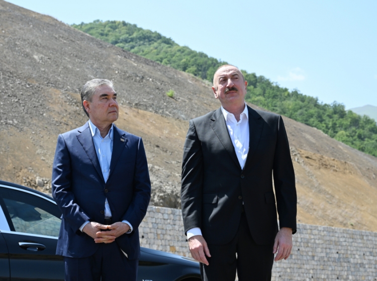 Əliyev və Berdiməhəmmədov Daşaltıda -