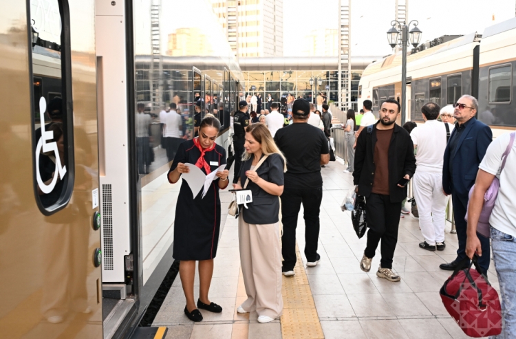 Ağdama qatarla səfərə başlanılıb -